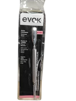 Empujador y Limpiador de cuticulas EVOK